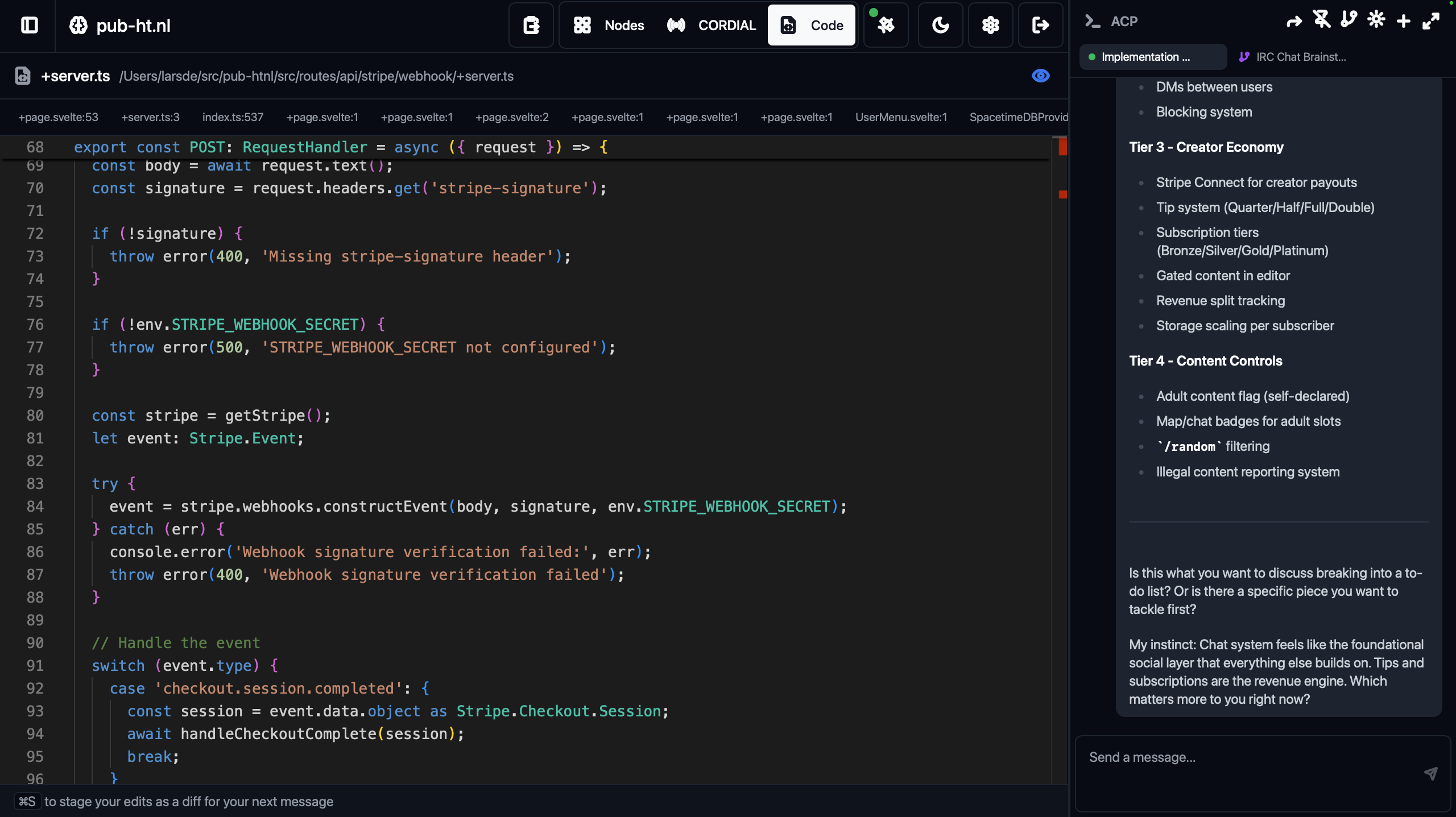 6digit studio context workspace screenshot